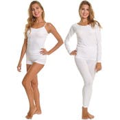 Women's Seamless Layering Sets - White