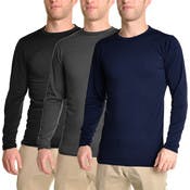 Men's Long-Sleeve Thermal Tops - Assorted