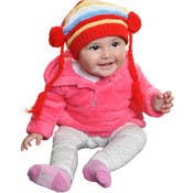 Kids' Knit Pom Tassel Hats - Assorted