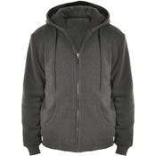 Men's Zip Up Hoodies - Charcoal