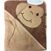 Hooded Terry Cloth Animal Towels - Monkey