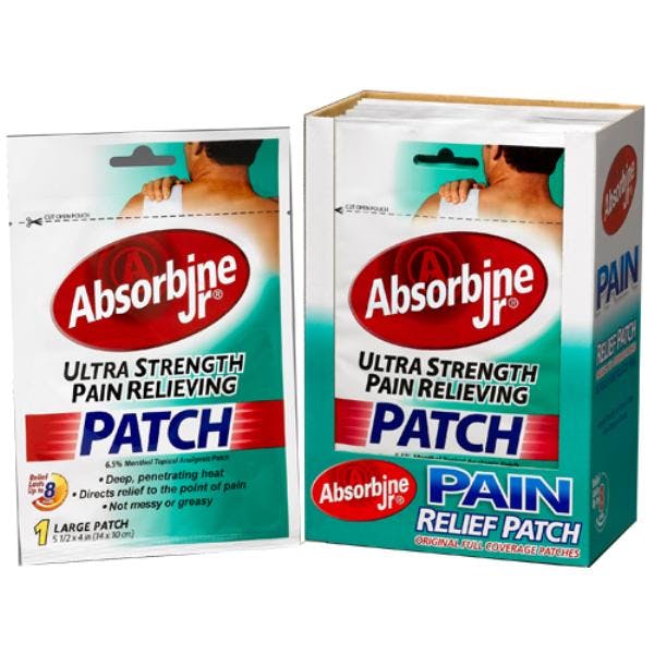 Wholesale Absorbine Jr. Ultra Strength Pain Relief Patch (SKU 789790
