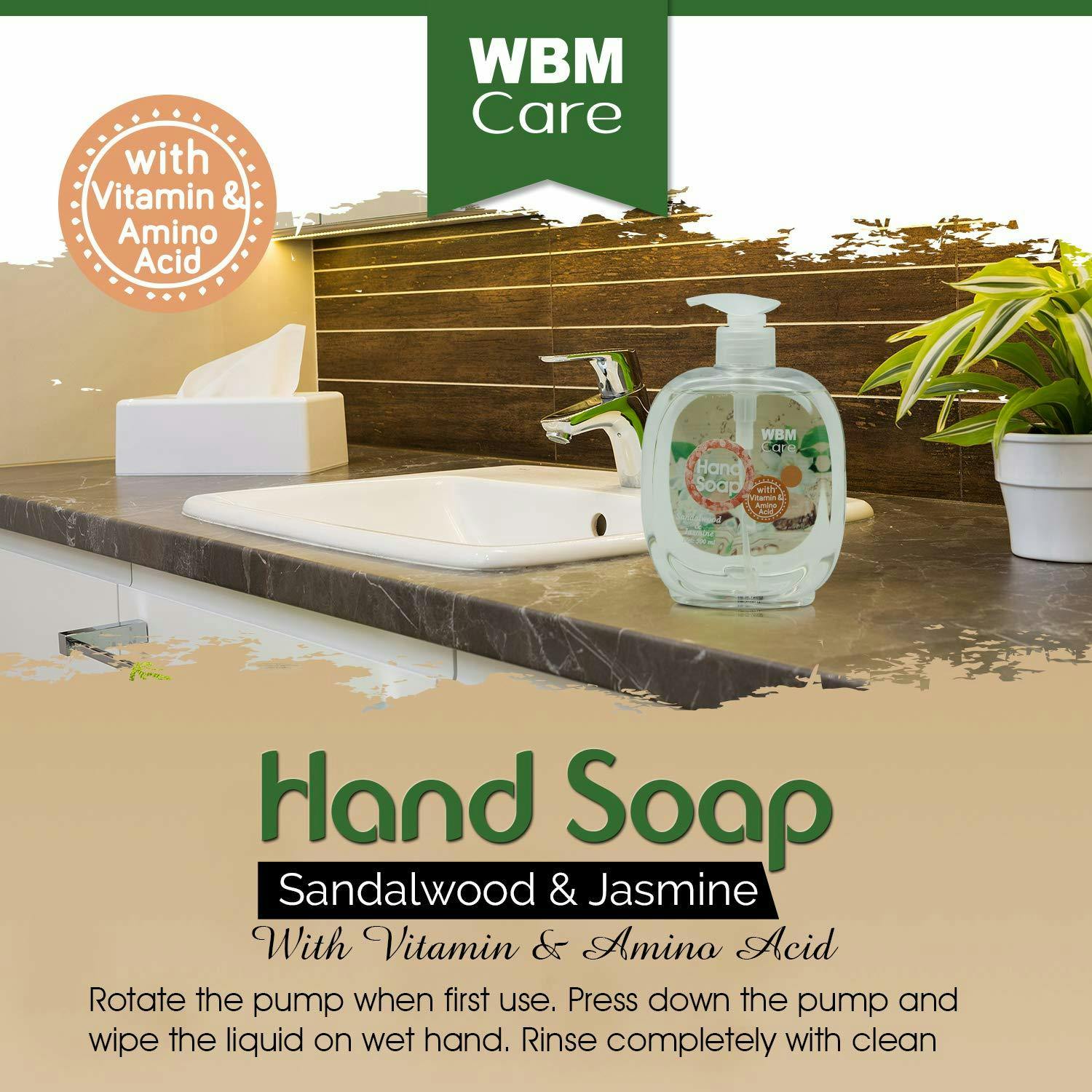 Wholesale Sandalwood Liquid Hand Soap 16.9 oz. (SKU 2348351) DollarDays