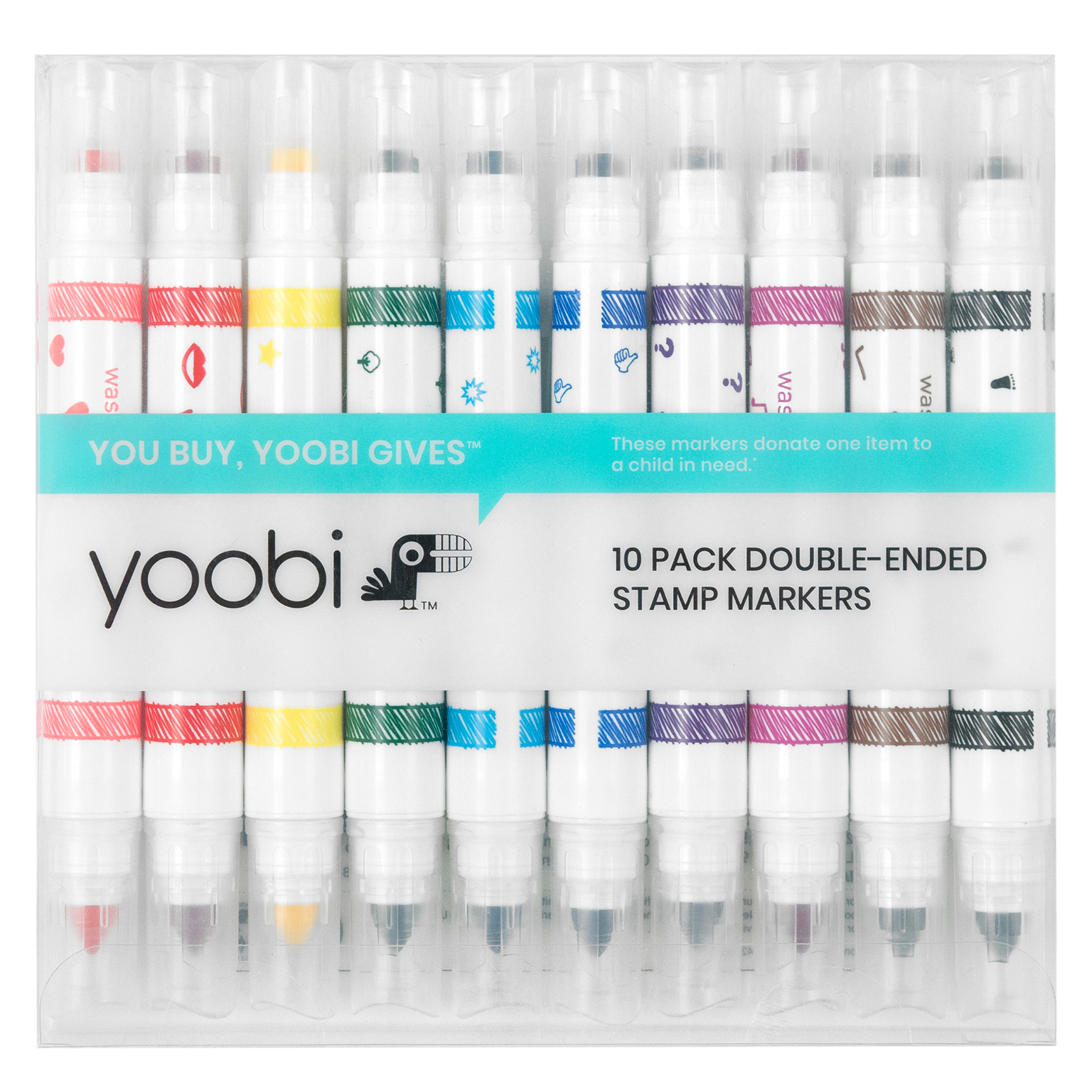 Wholesale Yoobi Double Ended Stamp Markers (SKU 2357014) DollarDays