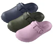 Women's Clogs with Adjustable Buckle, Assorted, 6-11