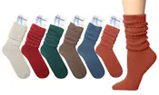 Women's Tipi Toe Slouch Crew Boot Socks, Assorted, 9-11, 1 Pack