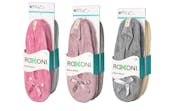 Women's Terry Classic Cotton Ballerina Slippers, Assorted, S-XL, 2 Pack