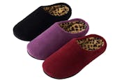 Women's Clog Microterry Memory Foam Slippers, Assorted, S-2XL