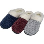 Women's Sweater Clogs - 3 Colors, Fleece, M-XXL