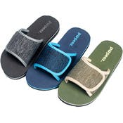Boys' Adjustable Slide Sandals - Sizes 11-3, Age 4-8 Years