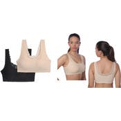 Women's Sports Bras - Assorted Colors, M - XL, Removable Pad