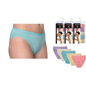 Women's Hi-Cut Briefs - Pastels, Sizes 8-10, 5 Pk