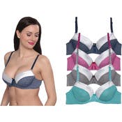 Women's Plus Size Bras - Assorted Color, 36C-44D, Light Padding, Underwire