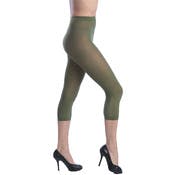 Wholesale Women's Opaque Capri Tights, Charcoal, One Size - DollarDays