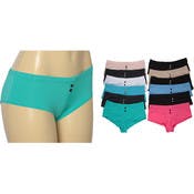 Women's Underwear - Assorted Colors, Microfiber, Sizes 8-10