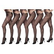 Wholesale Isadora Women's Fashion Textured Footless Tights With Size  Options (36 Pcs)