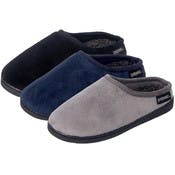 Boys' Terry Clog Slippers - S-XL, 3 Neutral Colors