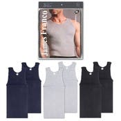 Men's A-Shirts - Assorted Colors, S-2X, 2 Pack