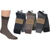 Men's Heavy Thermal Socks - Assorted, Size 10-13, 2 Pack
