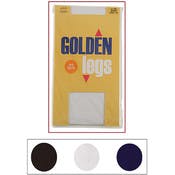 Girl's Tights - White, Sizes 4-6, 1 Pack