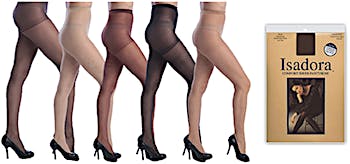 Wholesale Isadora Women's Fashion Textured Footless Tights With Size  Options (36 Pcs)