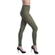 Women's Opaque Control Top Footless Tights - Olive, One Size Fits Most (1 of 2)