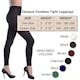 Women's Opaque Control Top Footless Tights - Olive, One Size Fits Most (2 of 2)