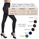 Women's Opaque Control Top Footless Lace Tights - Navy, One Size Fits Most (2 of 2)