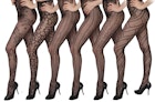 Women's Fishnet Tights - Assorted Designs, Queen image number null
