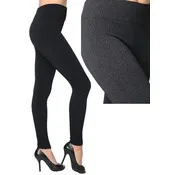 Women's Seamless Leggings - Black, Cable, Queen