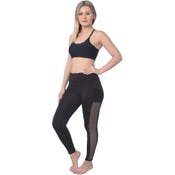 Women's High Waist Performance Sport Leggings - Black, Pocket, Large