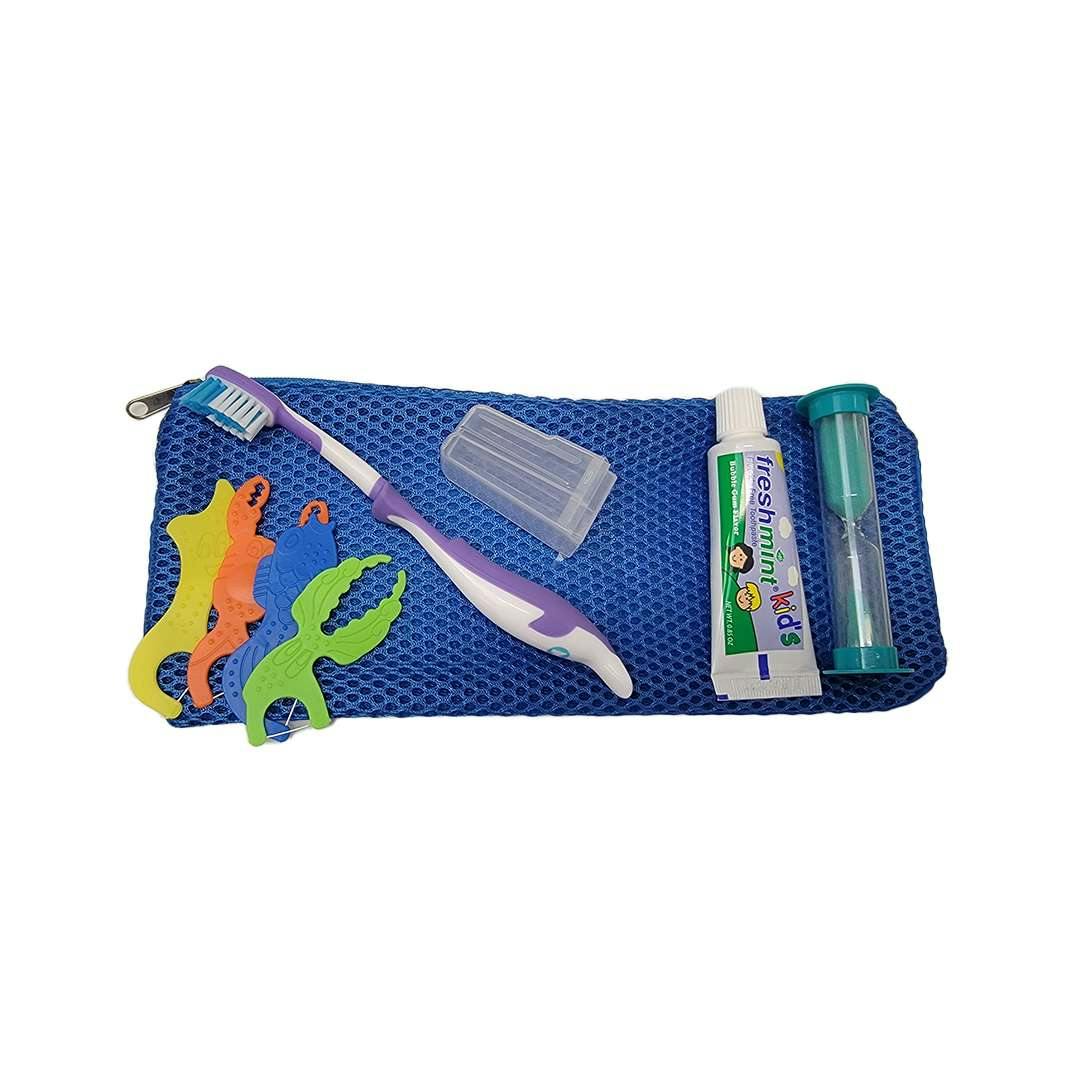 Children's Dental Essentials Kit - 9 Piece, Assorted