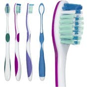 Contour Junior Toothbrushes - 4 Colors, Assorted, Ages 8-14