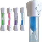 Two Minute Tooth Timers - Assorted Colors, Plastic, 4"