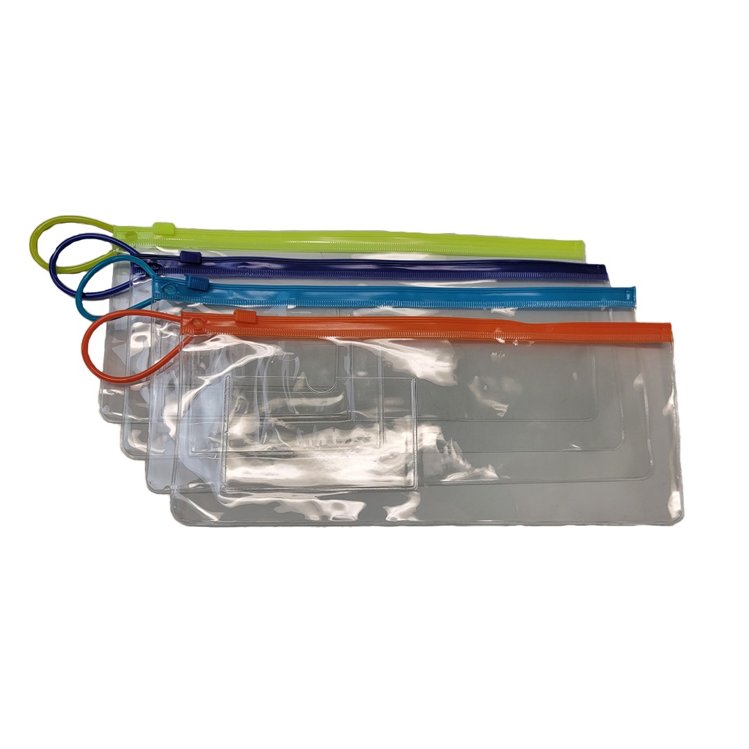 Wholesale Clear Dental Pouches Assorted Zipper Colors DollarDays